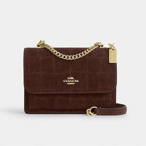 NWT COACH Mini Klare SuedeCrossbody Bag